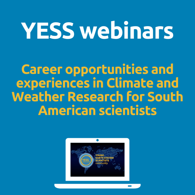 Webinar For South American Ecrs Young Earth System Scientists